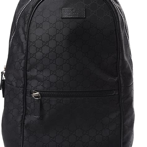 black gucci monogram handbag|gucci black monogram backpack.